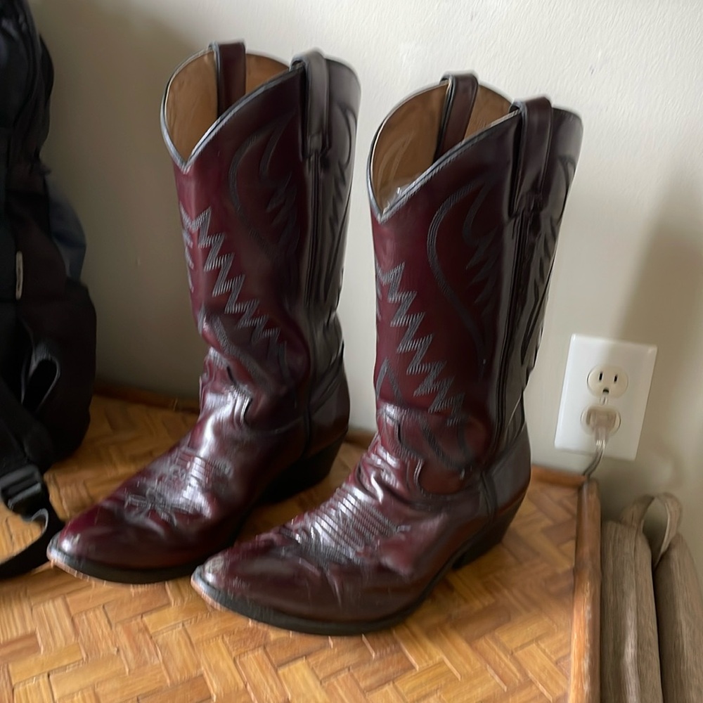 Sedona cordovan western boots